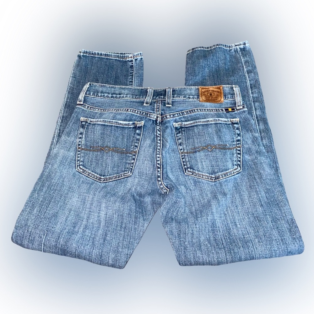 VTG LUCKY BRAND MID-WASH SIENNA TOMBOY CROP DENIM JEANS // SIZE 26💙